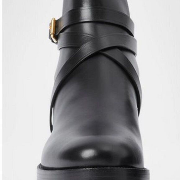 Burberry Pryle Equestrian Check Ankle Boots - Picture 4 of 5